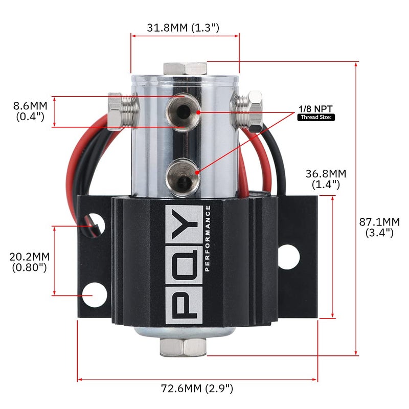 PQY Front Brake Line Lock Kit Heavy Duty Type Roll Control Hill Holder Kit Black - Image 5